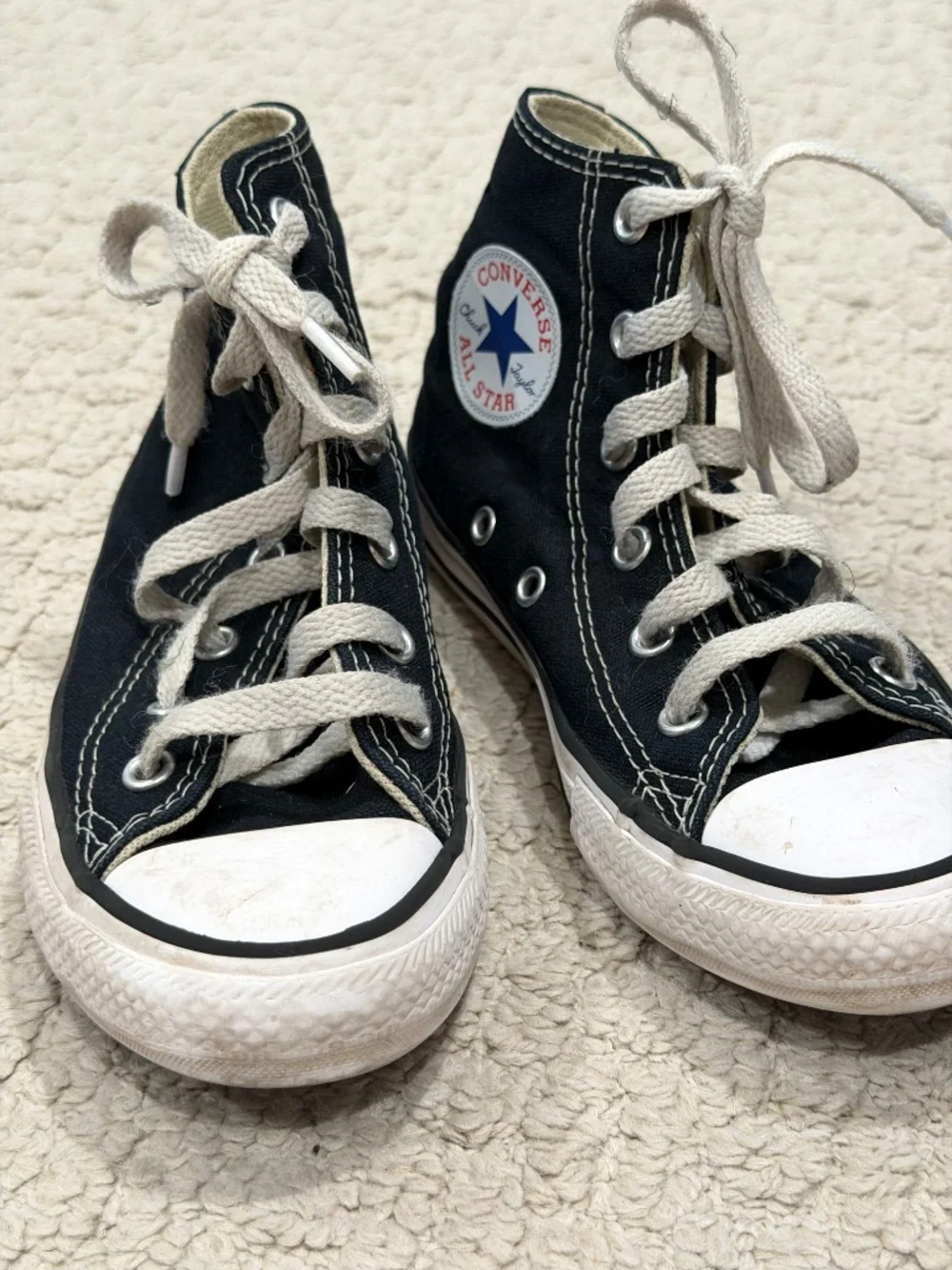 Kids High Top Converse Sneakers Size 12.5